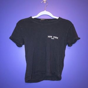 Brandy Melville Navy Tee